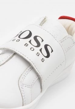 BOSS Kidswear Enfant TRAINERS Baskets Basses Blanc -BOSS Soldes Magasin 87833c0b1f0d459fa5253c1380146996