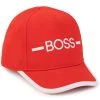 BOSS Kidswear SERGÉ Casquette Rouge Orange Enfant -BOSS Soldes Magasin 88202b303aae4582b40afece951836a8