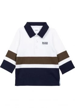 BOSS Kidswear Enfant Polo Blanc Marine