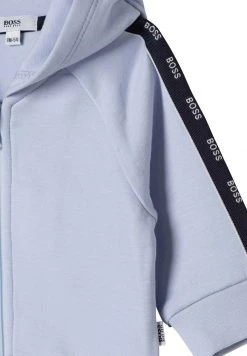 BOSS Kidswear Unisex Sweat à Capuche Zippé Ciel -BOSS Soldes Magasin 90245b8e02a54ce49bea9977fadf2a5a