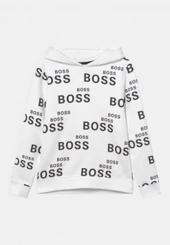BOSS Kidswear HOODED Sweatshirt White Enfant