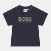 BOSS Kidswear Enfant SHORT SLEEVES TEE T Shirt Imprimé Navy -BOSS Soldes Magasin 933bc692bb5e4499a53363c37461496a