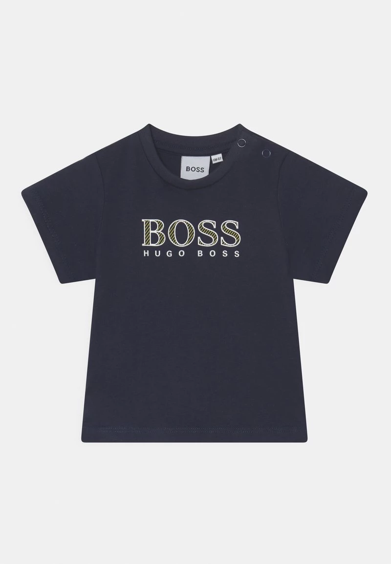 BOSS Kidswear Enfant SHORT SLEEVES TEE T Shirt Imprimé Navy 3 BOSS Kidswear Enfant SHORT SLEEVES TEE T Shirt Imprimé Navy