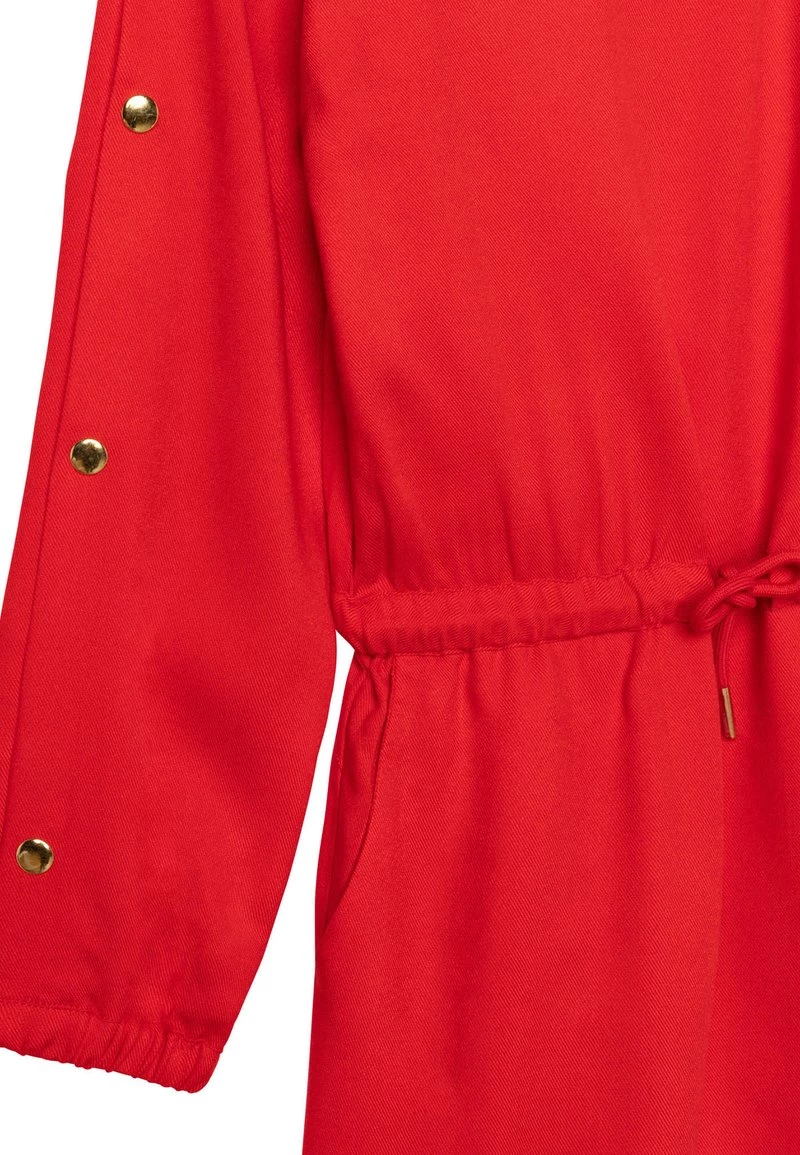 BOSS Kidswear MANCHES LONGUES Robe De Jour Rouge Orange Enfant 6 BOSS Kidswear MANCHES LONGUES Robe De Jour Rouge Orange Enfant – Image 4