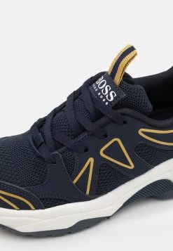 BOSS Kidswear TRAINERS Baskets Basses Navy Enfant -BOSS Soldes Magasin 98050dce020b476dbfa1727d32b3d887