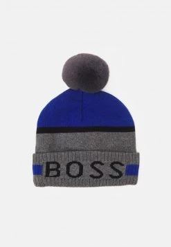 BOSS Kidswear PULL ON HAT UNISEX Bonnet Grey Marl Medium