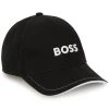BOSS Kidswear BRODÉE Casquette Black Enfant -BOSS Soldes Magasin 9b83cf26866c4c12a62748a78a8cb666