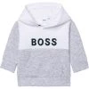 BOSS Kidswear Enfant Sweat à Capuche Gris Chine -BOSS Soldes Magasin 9e0953b0f1bb4fad9e7f92664be3fa12