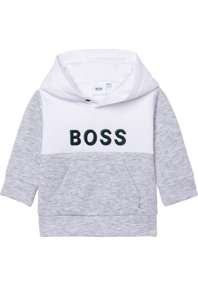 BOSS Kidswear Enfant Sweat à Capuche Gris Chine 3 BOSS Kidswear Enfant Sweat à Capuche Gris Chine