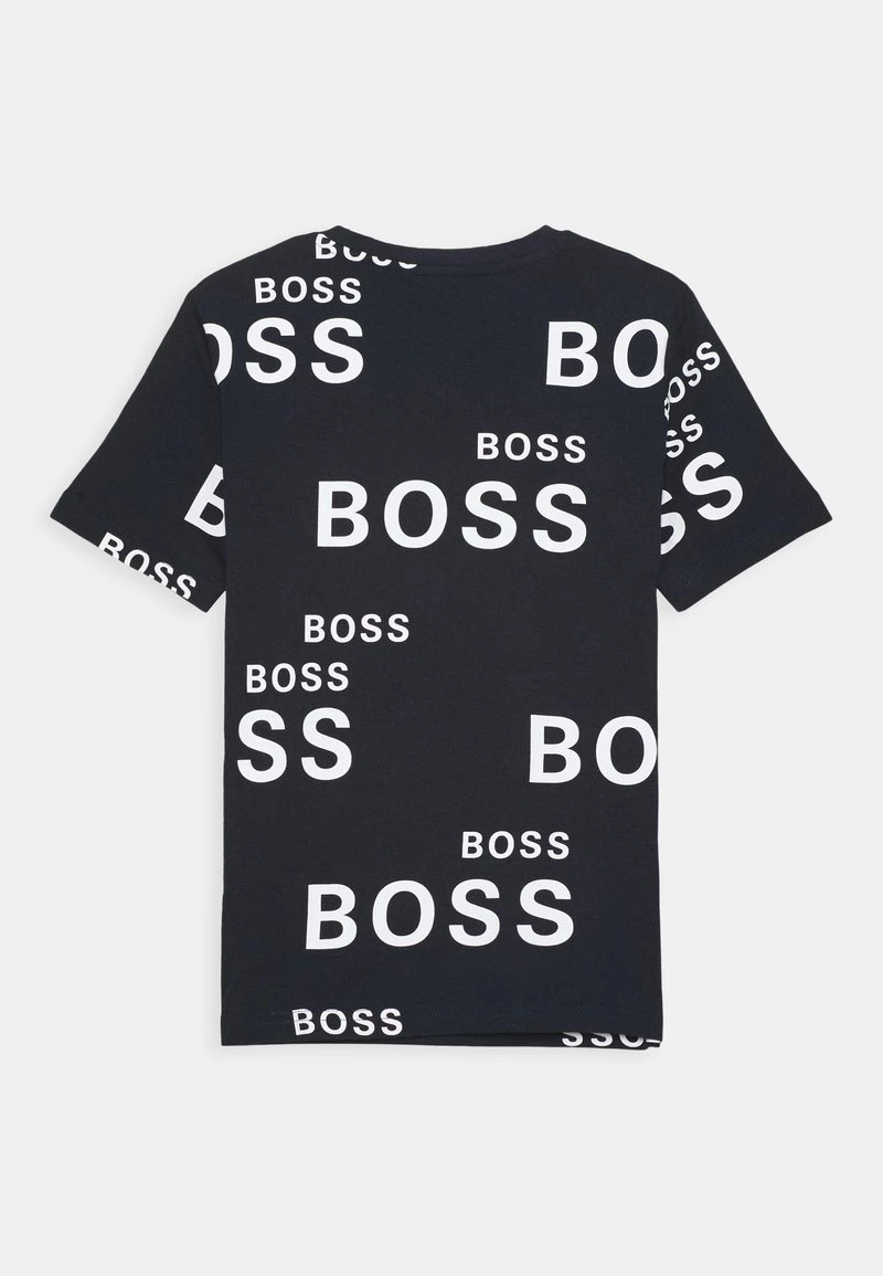 BOSS Kidswear Enfant SHORT SLEEVES TEE T Shirt Imprimé Navy 4 BOSS Kidswear Enfant SHORT SLEEVES TEE T Shirt Imprimé Navy – Image 2
