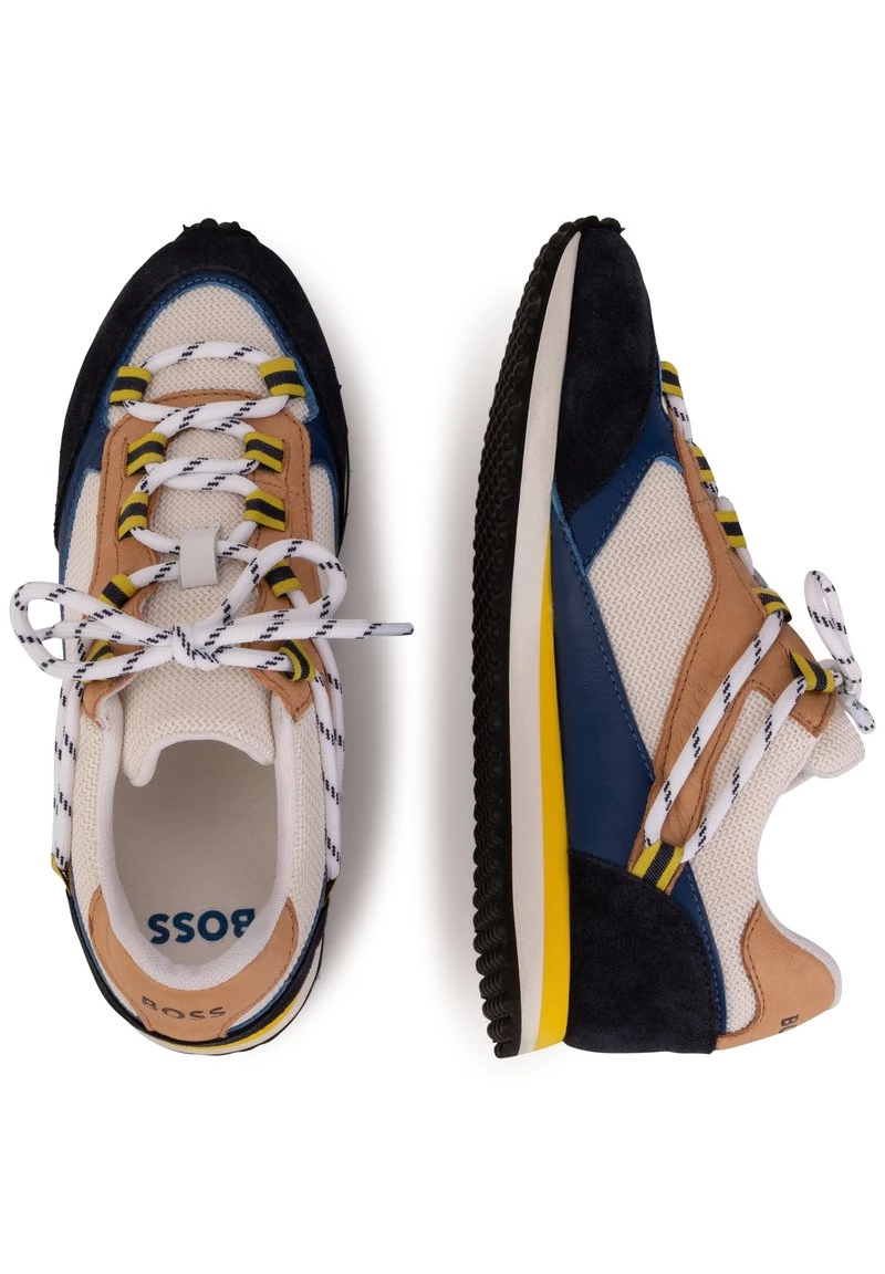 BOSS Kidswear Enfant BASKETS Baskets Basses Bleu Cargo 4 BOSS Kidswear Enfant BASKETS Baskets Basses Bleu Cargo – Image 2