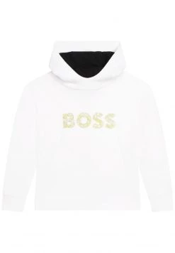 BOSS Kidswear Sweat à Capuche Blanc Enfant