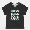 BOSS Kidswear T Shirt Imprimé Black Enfant -BOSS Soldes Magasin a42afd8c91374747bbab6220953d48ad