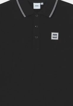 BOSS Kidswear Enfant LONG SLEEVE Polo Black -BOSS Soldes Magasin a514822c878943deb06b2a71da1a31d6