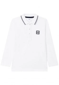 BOSS Kidswear Enfant LONG SLEEVE Polo Blanc