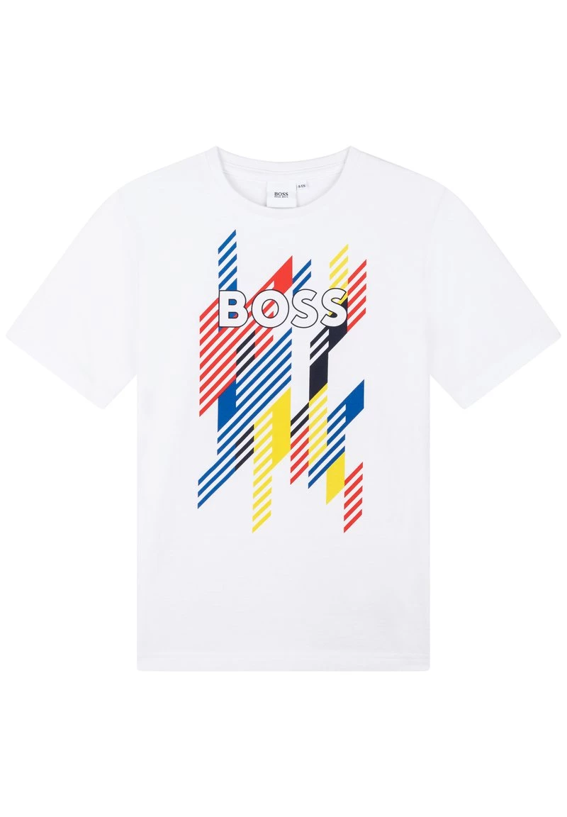 BOSS Kidswear JERSEY COTON T Shirt Imprimé Blanc Enfant 3 BOSS Kidswear JERSEY COTON T Shirt Imprimé Blanc Enfant