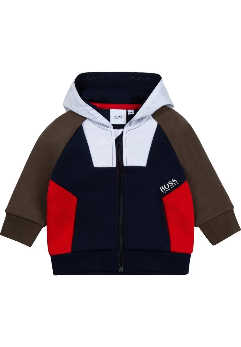 BOSS Kidswear Sweat à Capuche Zippé Bleu Cargo Enfant 3 BOSS Kidswear Sweat à Capuche Zippé Bleu Cargo Enfant