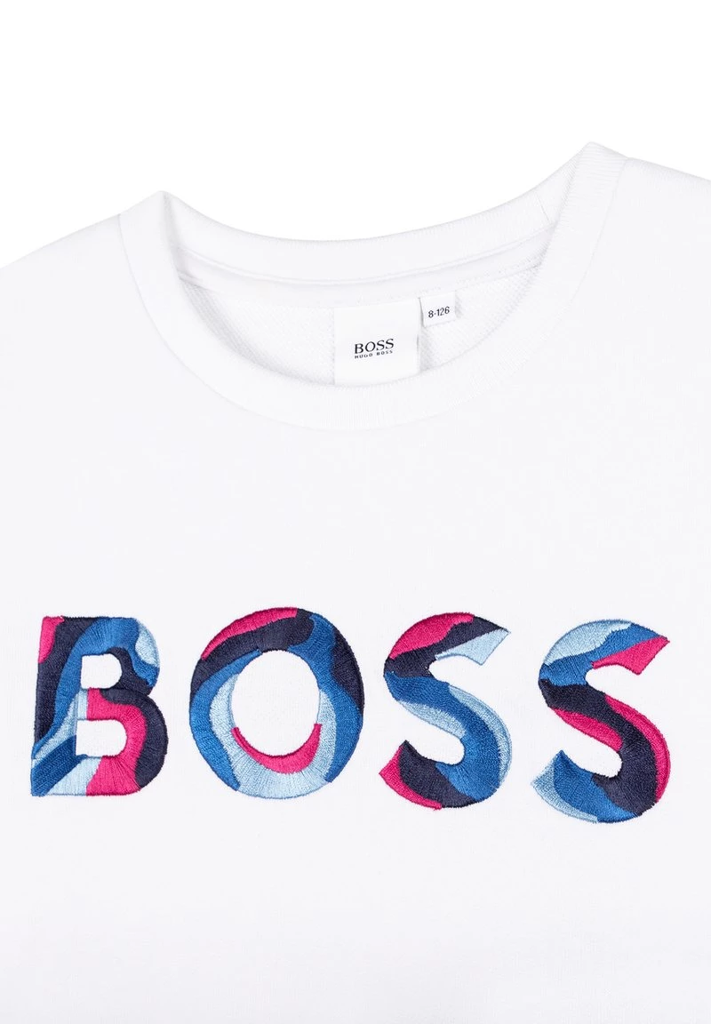 BOSS Kidswear Enfant Sweatshirt Blanc 5 BOSS Kidswear Enfant Sweatshirt Blanc – Image 3