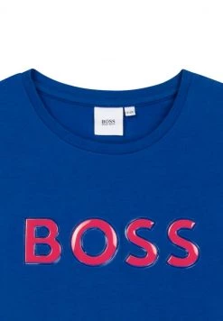BOSS Kidswear Enfant Robe En Jersey Bleu Royal -BOSS Soldes Magasin b0687e9a512143a99be2dd2d4b1f0b68