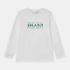 BOSS Kidswear Enfant LONG SLEEVE T Shirt à Manches Longues White -BOSS Soldes Magasin b2d3aa9da2714a7d93133f68fb600e3f