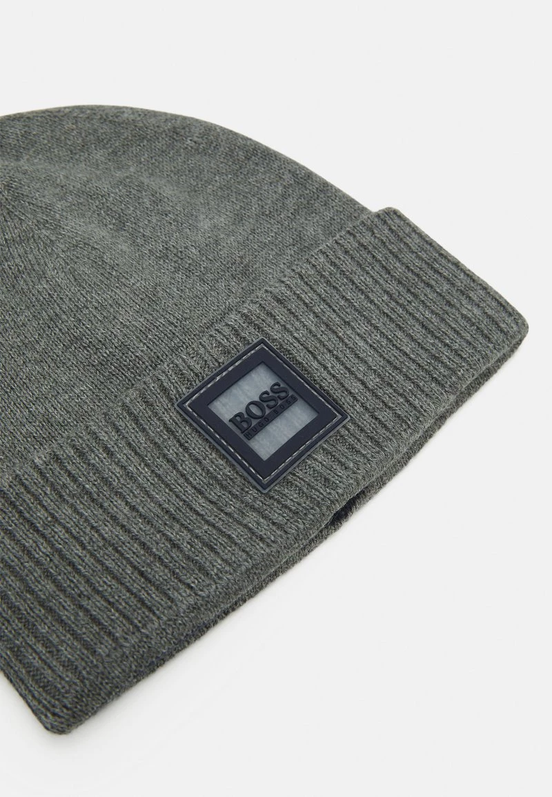 BOSS Kidswear Unisex Bonnet Grey Marl Medium 5 BOSS Kidswear Unisex Bonnet Grey Marl Medium – Image 3