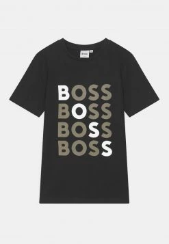 BOSS Kidswear Enfant SHORTSLEEVES TEE T Shirt Imprimé Black