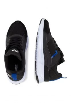 BOSS Kidswear Baskets Basses Black Enfant -BOSS Soldes Magasin b8ba29f282a746f4b1069aebd56575e1