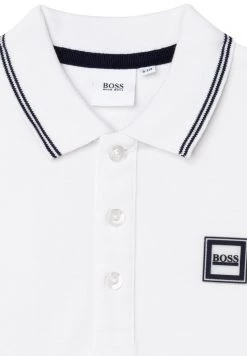 BOSS Kidswear Enfant LONG SLEEVE Polo Blanc -BOSS Soldes Magasin ba564ed0ca13422faedcac96a35cbfb4