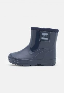 BOSS Kidswear Enfant WELLIES Bottes En Caoutchouc Navy