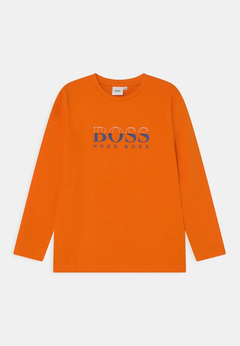 BOSS Kidswear Enfant LONG SLEEVE T Shirt à Manches Longues Orange 3 BOSS Kidswear Enfant LONG SLEEVE T Shirt à Manches Longues Orange
