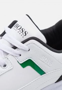 BOSS Kidswear Enfant TRAINERS Baskets Basses Blanc -BOSS Soldes Magasin c1e7f06e83354c58b759c067b9480436