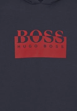 BOSS Kidswear HOODED Sweatshirt Navy Enfant -BOSS Soldes Magasin c33aa2ae8a044724b151ac55935d7755