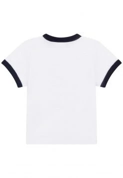 BOSS Kidswear T Shirt Imprimé Blanc Enfant -BOSS Soldes Magasin c3fa347d3dcb43f7b88920388c70a883