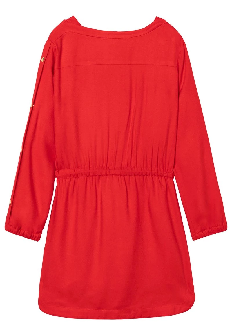BOSS Kidswear MANCHES LONGUES Robe De Jour Rouge Orange Enfant 5 BOSS Kidswear MANCHES LONGUES Robe De Jour Rouge Orange Enfant – Image 3