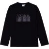 BOSS Kidswear LONG SLEEVE T Shirt à Manches Longues Black Enfant