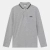 BOSS Kidswear LONG SLEEVE Polo Chine Grey Enfant 1 BOSS Kidswear LONG SLEEVE Polo Chine Grey Enfant -BOSS Soldes Magasin ca458b3bdb294f9cb010b070f3f64a6c
