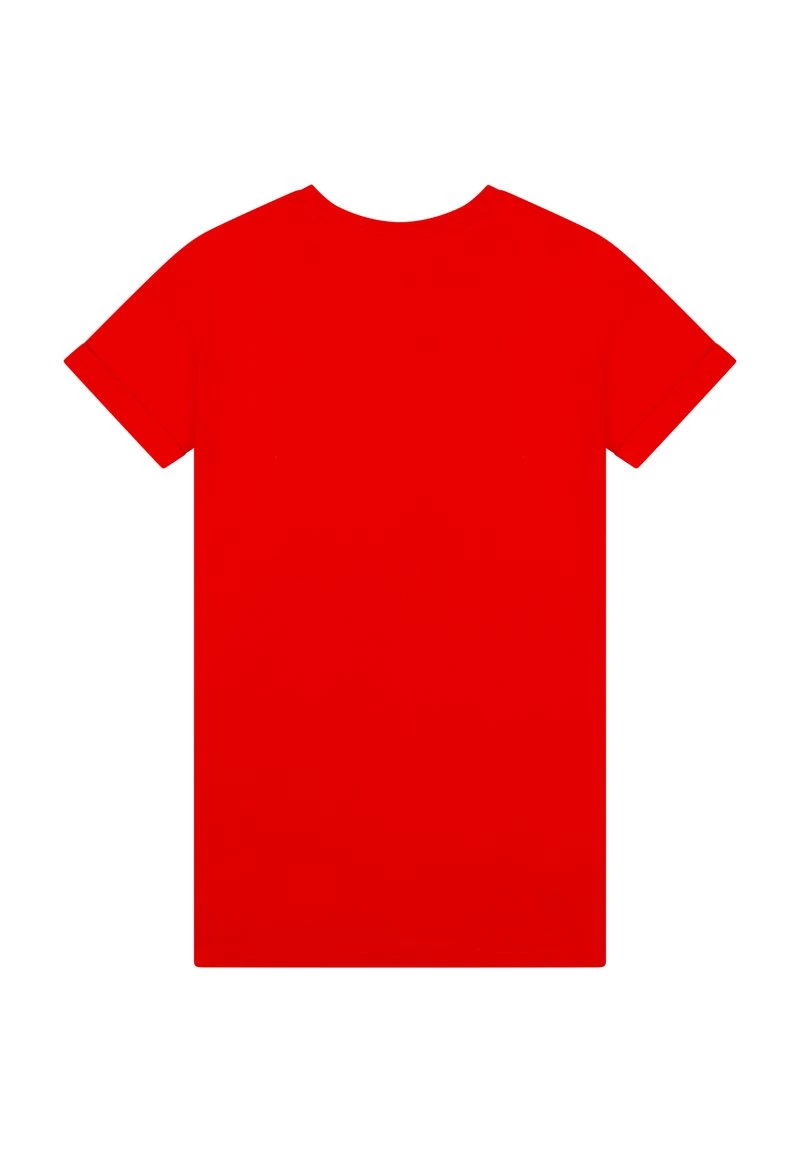 BOSS Kidswear Robe En Jersey Rouge Orange Enfant 4 BOSS Kidswear Robe En Jersey Rouge Orange Enfant – Image 2