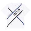 BOSS Kidswear Enfant T Shirt Imprimé Blanc -BOSS Soldes Magasin cb64afeed6be45cea32f8c71cbff28a4