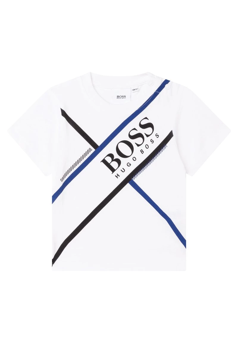 BOSS Kidswear Enfant T Shirt Imprimé Blanc 3 BOSS Kidswear Enfant T Shirt Imprimé Blanc