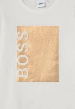 BOSS Kidswear Enfant LONG SLEEVE T Shirt à Manches Longues Offwhite -BOSS Soldes Magasin cb7ad45008804720b6d5b82e088f1031