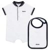 BOSS Kidswear Enfant Combinaison Blanc -BOSS Soldes Magasin cc65c5578bd04784918efebbc6405fee