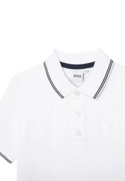 BOSS Kidswear Enfant SHORT SLEEVE Polo Blanc -BOSS Soldes Magasin ccea712a287b4ac0b0a855c4d72fce5c