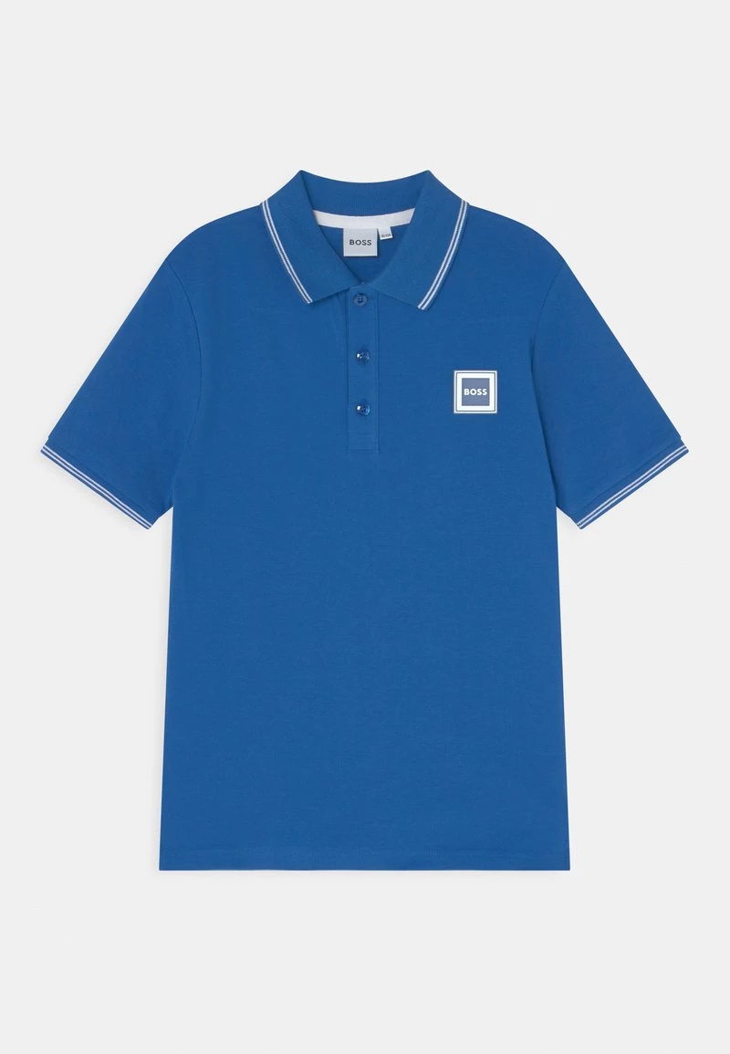 BOSS Kidswear Enfant SHORT SLEEVE Polo Bleu Royal 3 BOSS Kidswear Enfant SHORT SLEEVE Polo Bleu Royal