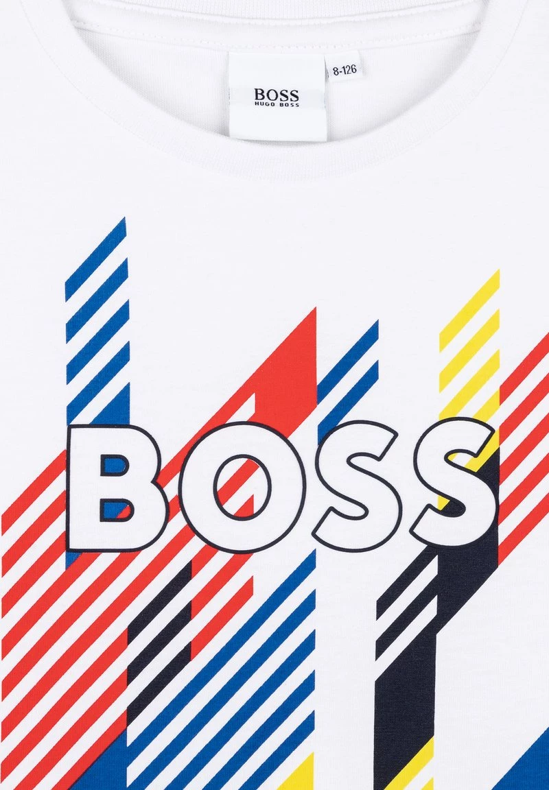 BOSS Kidswear JERSEY COTON T Shirt Imprimé Blanc Enfant 5 BOSS Kidswear JERSEY COTON T Shirt Imprimé Blanc Enfant â Image 3
