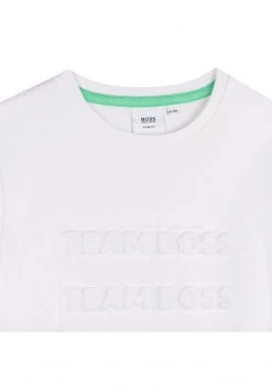 BOSS Kidswear T Shirt Imprimé Blanc Enfant -BOSS Soldes Magasin d3fd3579b9354226a2977621f585ec8c