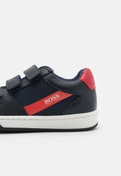 BOSS Kidswear Enfant TRAINERS Baskets Basses Navy -BOSS Soldes Magasin d48bd811164649c78daf7782cfa83c3a