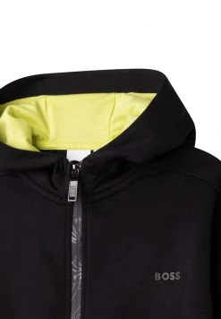 BOSS Kidswear JOGGING Sweat à Capuche Zippé Black Enfant -BOSS Soldes Magasin d611c6b000054ae7b02403126b39cd25