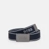 BOSS Kidswear BELT UNISEX Ceinture Navy -BOSS Soldes Magasin d6b8f20c0af84d56972a147d0eb5875f