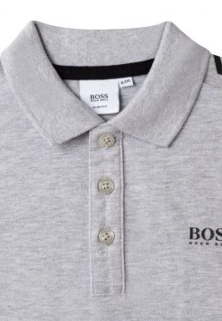 BOSS Kidswear Polo Gris Chine Enfant -BOSS Soldes Magasin dc6cd283ee834eeca2d61cedd1a6c19c