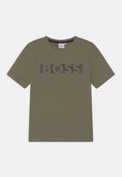 BOSS Kidswear Enfant SHORT SLEEVES TEE T Shirt Imprimé Green